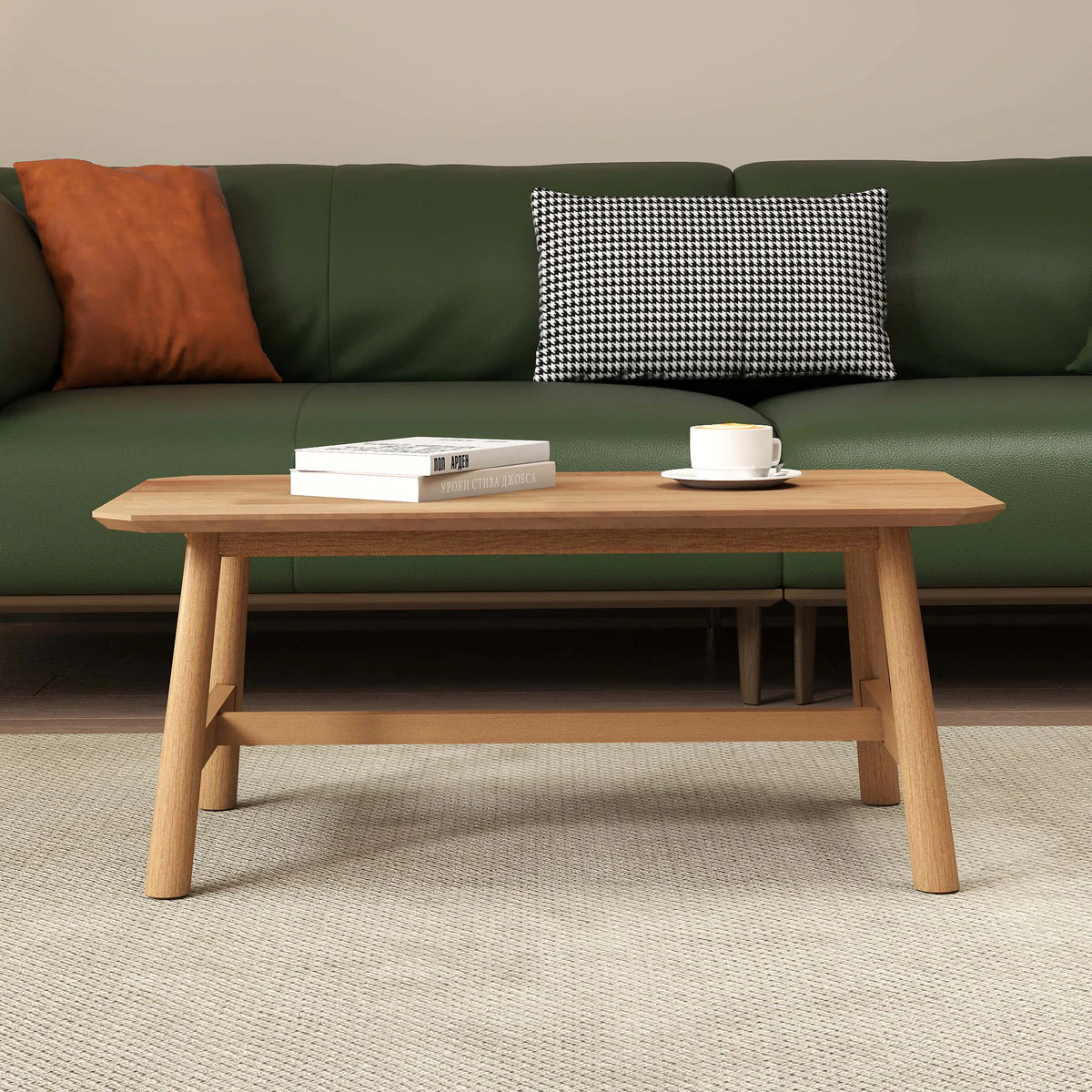 Modern Classic Rectangular Coffee Table