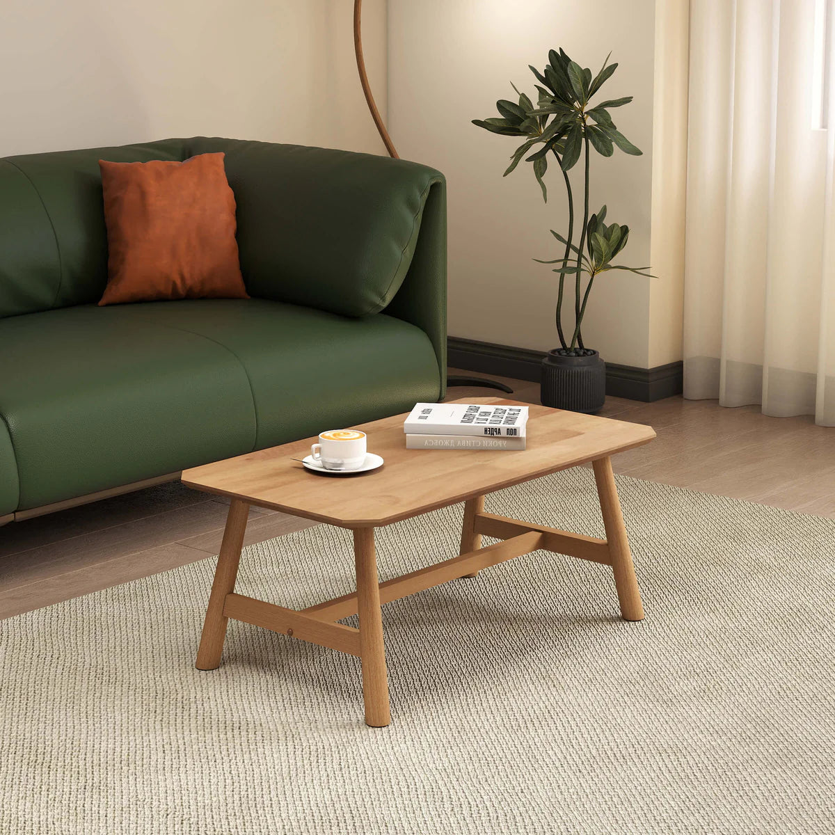 Modern Classic Rectangular Coffee Table