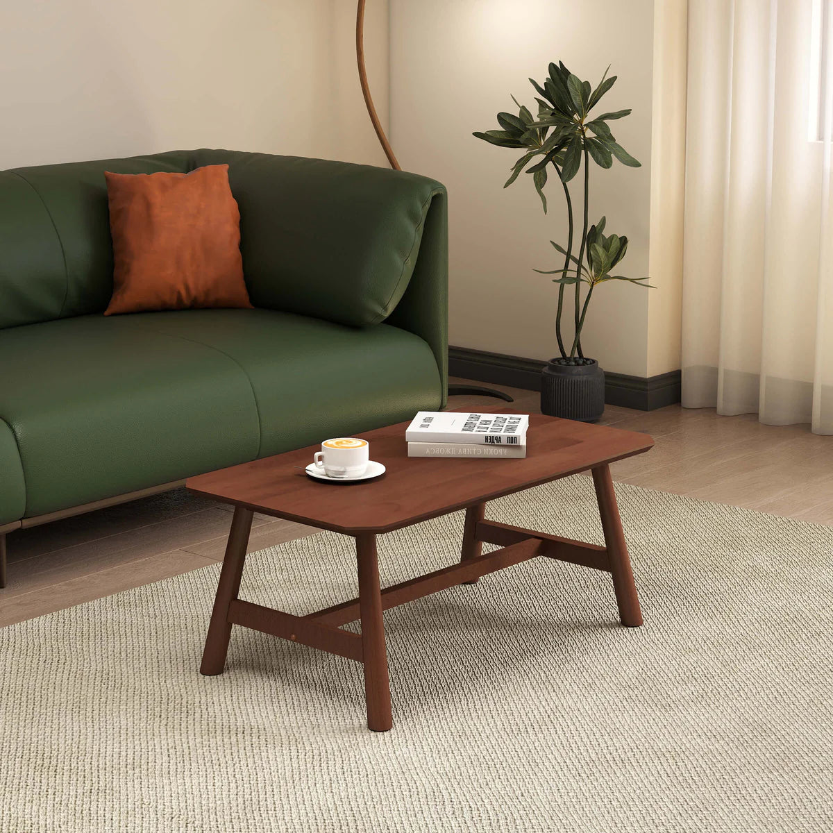 Modern Classic Rectangular Coffee Table